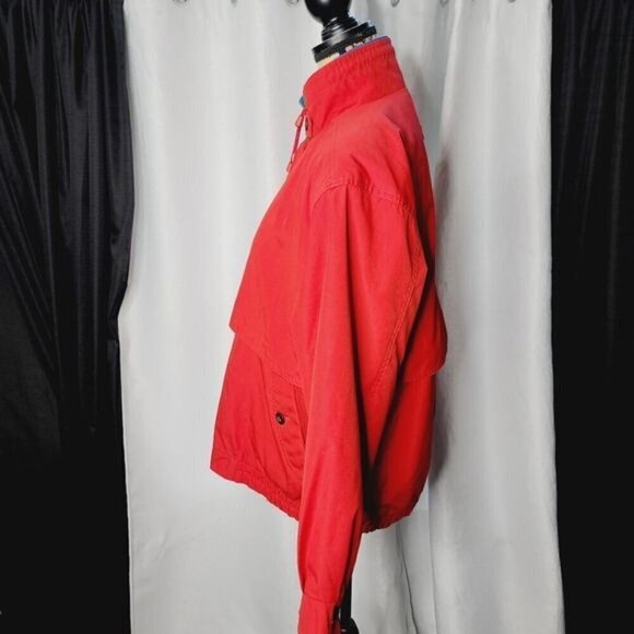 Vintage London Fog Bright Red Blue Contrast Zip Up Jacket - Picture 6 of 16